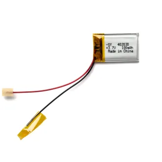 Batería litio polímero LP402030 3.7V 180mAh 4x20x30mm — foto 2