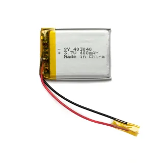 Batería litio polímero LP403040 3.7V 400mAh 4x30x40mm