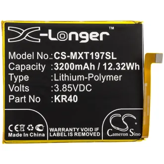 Batería Motorola XT1970 KR40 3200mAh — foto 2
