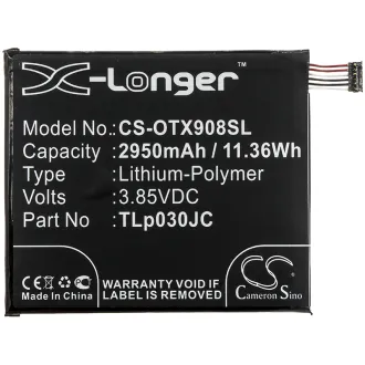 Batería Alcatel A3 XL CAC3000034CC 2950mAh — foto 3
