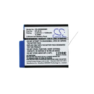 Batería GoPro Hero 8 601-10197-00 1220mAh — foto 3