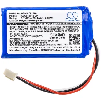 Batería JBL FLIP 2 (2013) AEC653055-2P 2000mAh — foto 3