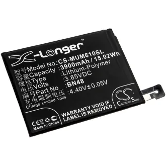 Batería para celular Xiaomi NOTE 6 PRO (BN48) 3900mAh 3.85V