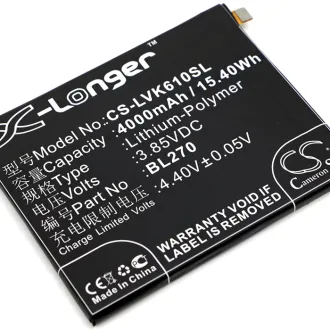 Batería para celular Lenovo VIBE K6 PLUS (BL270) 4000mAh 3.85V