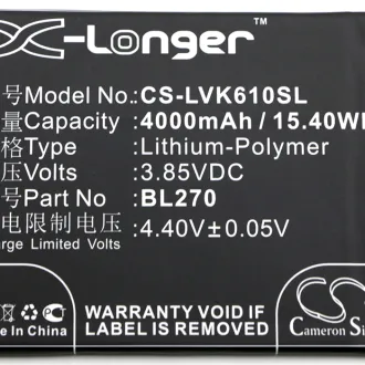 Batería Lenovo VIBE K6 PLUS BL270 4000mAh — foto 4