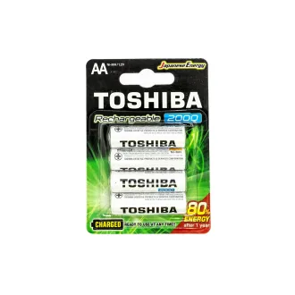 Pila recargable AA Ni-mh 2000mAh Toshiba
