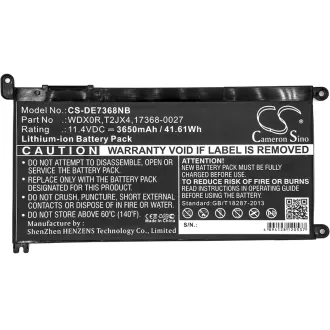 Batería Dell Inspiron 14 / Vostro 15-5581 0WDX0R 3650mAh — foto 2