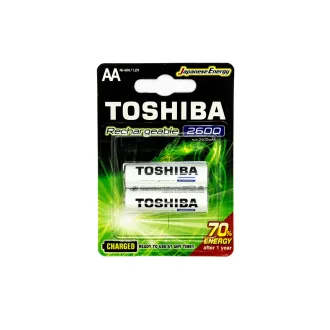 Pila recargable AA Ni-mh 2600mAh Toshiba