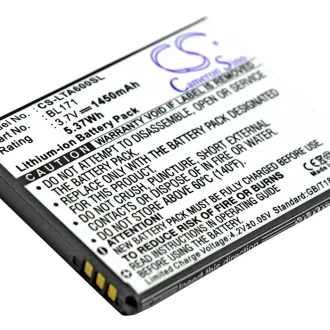 Batería para celular Lenovo A60 (BL171) 1450mAh 3.7V