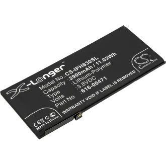 Batería para celular Iphone XR (616-00471) 2900mAh 3.8V