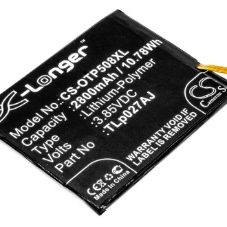 Batería para celular Alcatel ONE TOUCH A5 / OT-6058 (TLP027AJ) 2800mAh 3.85V