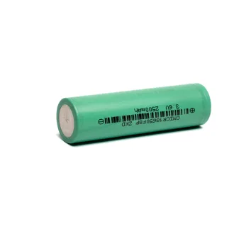 Pila recargable ICR 18650F8P 3.7V 2500mAh CHAM — foto 2