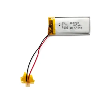 Batería litio polímero LP402248 3.7V 380mAh 4x22x48mm — foto 2