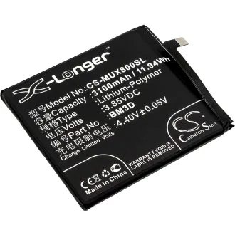 Batería para celular Xiaomi MI 8 SE (BM3D) 3100mAh 3.85V