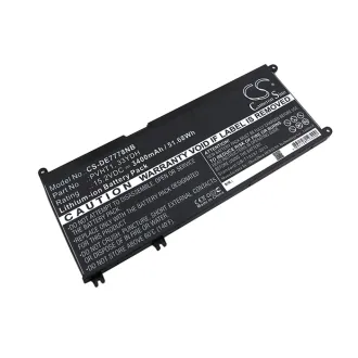 Batería para notebook Dell INSPIRON 7778 / Latitude 3490 (PVHT1) 3400mAh 15.2V