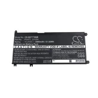 Batería Dell INSPIRON 7778 / Latitude 3490 PVHT1 3400mAh — foto 4