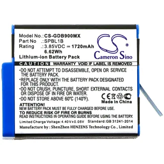 Batería GoPro Hero 9 SPBL1B 1720mAh — foto 3