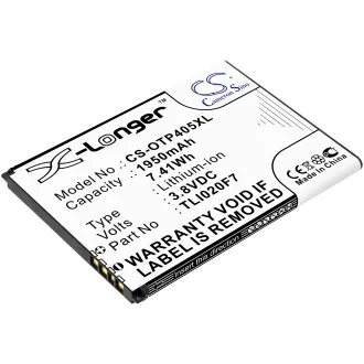 Batería para celular Alcatel One Touch Pixi 4 5 (TLI020F7) 1950mAh 3.8V