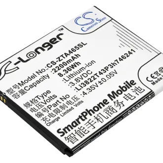 Batería para celular BGH Blade A475 (Li3822T43P3h746241) 2200mAh 3.8V