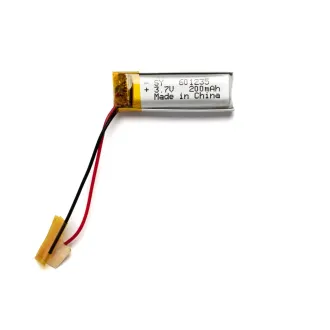 Batería litio polímero LP601235 3.7V 200mAh 6x12x35mm — foto 2