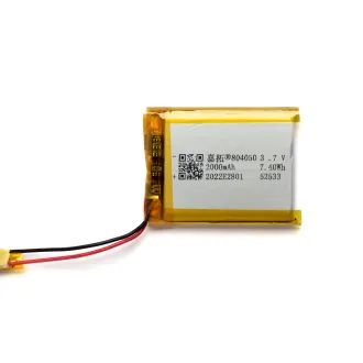 Batería litio polímero LP804050 3.7V 2000mAh 8x40x50mm — foto 2