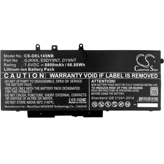 Batería Dell Latitude 14 5491 / Latitude 5290 GJKNX 8800mAh — foto 3