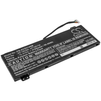 Batería para notebook Acer Nitro 5 AN515 / Predator Helios 300 (AP18E8M) 3700mAh 15.4V