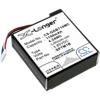 Batería para cámara GoPro Hero 7 silver 1100mAh