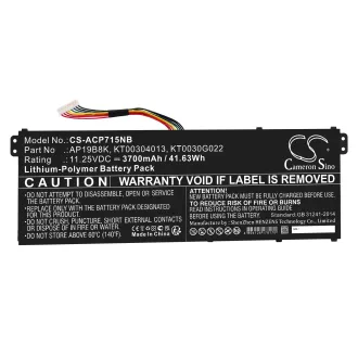 Batería Acer Aspire 7 A715 / TravelMate P2 TMP214-51-56ZM — foto 3