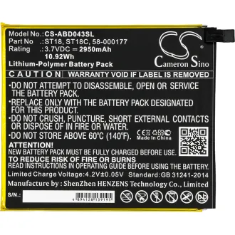 Batería Amazon Kindle Fire / Kindle Fire 7th Generation 2017 — foto 3