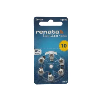 Pila botón AZ-RE10 Aire zinc Renata