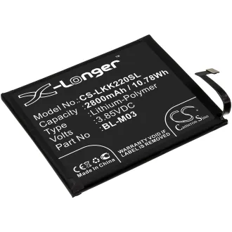 Batería para celular LG K22 2020 (BL-M03) 2800mAh 3.85V