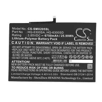 Batería Samsung TAB A8 10.5 HQ-6300SA 6750mAh — foto 3