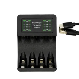 Cargador de pilas Safety Energy SEFE-407-3B