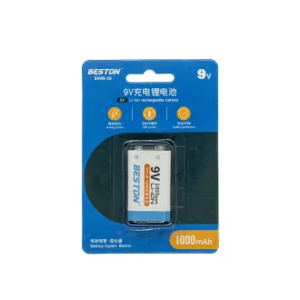 Pila recargable 9V1000/84VN-10 Litio Ion 1000mAh Beston — foto 4