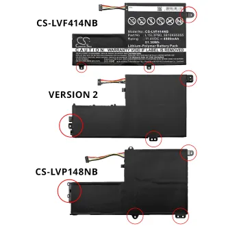 Batería Lenovo FLEX 4-1470 L15L3PB0 4500mAh — foto 4
