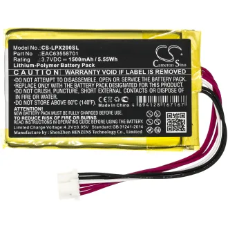 Batería LG XBOOM GO PL2 EAC63558701 1500mAh — foto 3