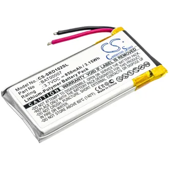 Batería para auricular Cardo SCALA RIDER PACKTALK (BAT00007) 850mAh 3.7V