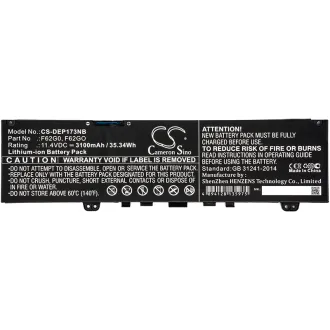 Batería Dell INSPIRION 13 7370 F62G0 3100mAh — foto 3