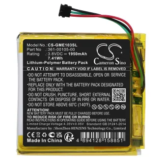 Batería Garmin EDGE 1030 361-00105-00 1950mAh — foto 4