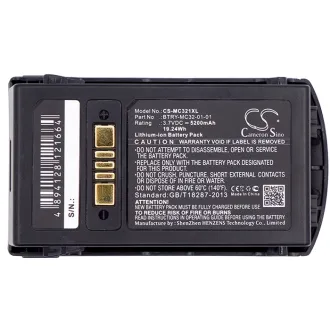 Batería ZEBRA MC3200 BT-000375 5200mAh — foto 3