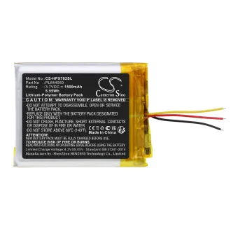 Batería HYPER X CLOUD ALPHA PL644050 1500mAh — foto 3