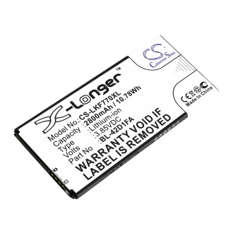 Batería para celular LG X5 (BL-42D1FA) 2800mAh 3.85V