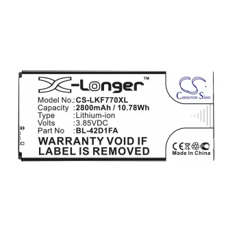 Batería LG X5 BL-42D1FA 2800mAh — foto 3