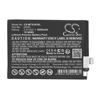 Batería Motorola MOTO G35 5G QG50 4850mAh — foto 3