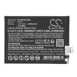 Batería Motorola MOTO G85 5G QE50 4850mAh — foto 3
