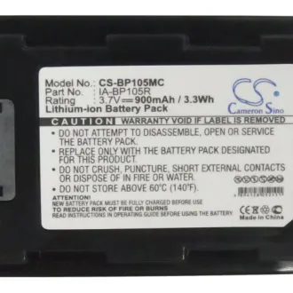 Batería Samsung HMX-F50BN IA-BP105R 900mAh — foto 4
