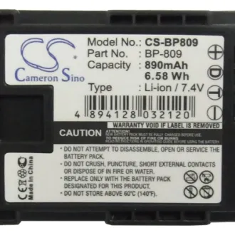 Batería Canon FS10 Flash Memory BP-809 890mAh — foto 3