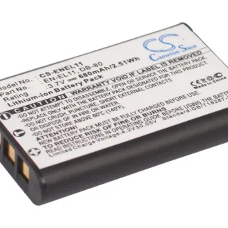 Batería para cámara Nikon Coolpix S550 (EN-EL11) 680mAh 3.7V