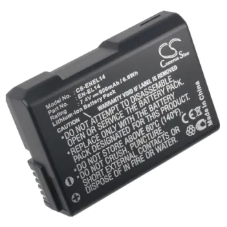 Batería para cámara Nikon Coolpix P7000 (EN-EL14) 900mAh 7.4V